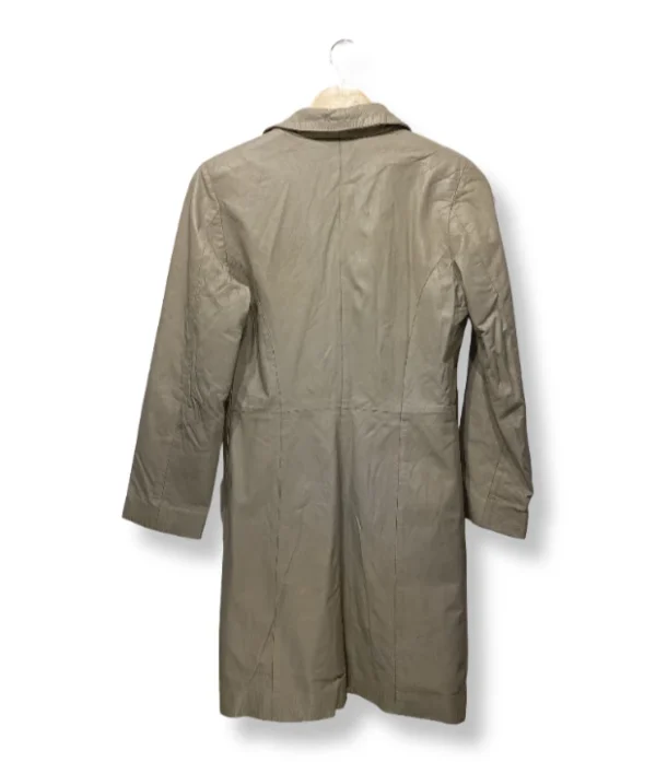 Abrigo Cuero Beige Agentina – Talla M