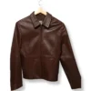 Chaqueta de Cuero Café – Gacel – Talla S