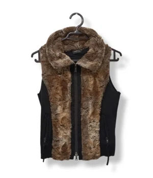 1000005820 (26) Chaleco Peludo Bicolor – Taifun – Talla M