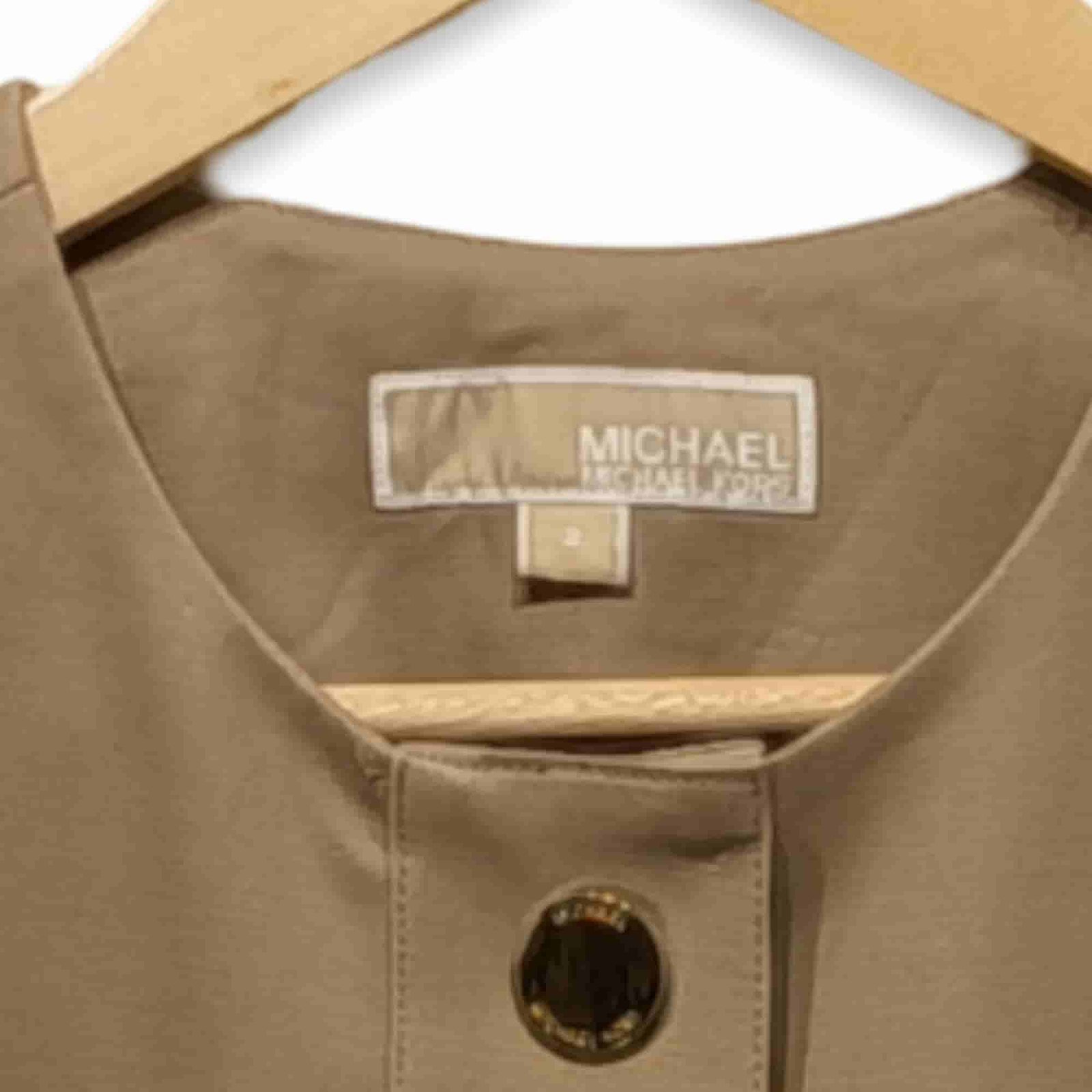 Vestido midi azul marino geométrico Michael Kors