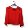Blusa Roja Crop Basement – Talla S