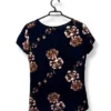 Blusa Floral Azul Marino  IO – Talla M
