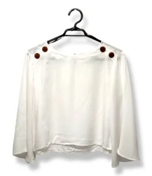 pixelcut-export-1750994388398 Blusa Blanca Crop Basement – Talla S