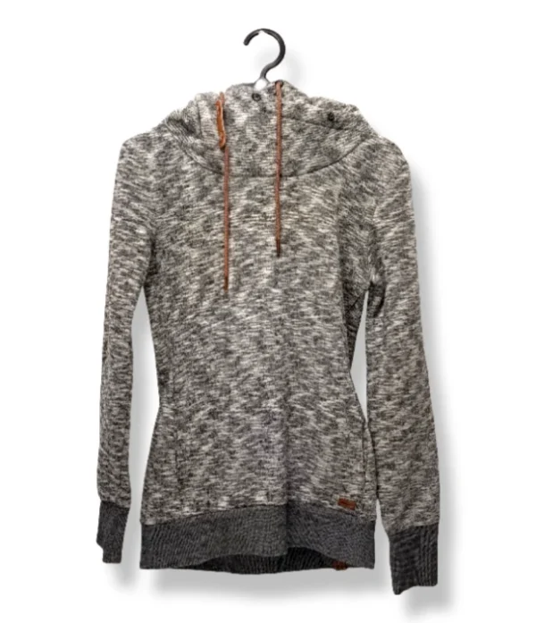 pixelcut-export-1750999801962 Polerón Gris Texturizado Mujer – Ragwear
