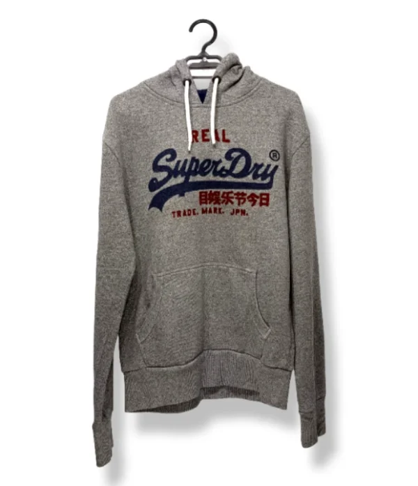pixelcut-export-1751000000634 Polerón Gráfico Gris Hombre – Superdry