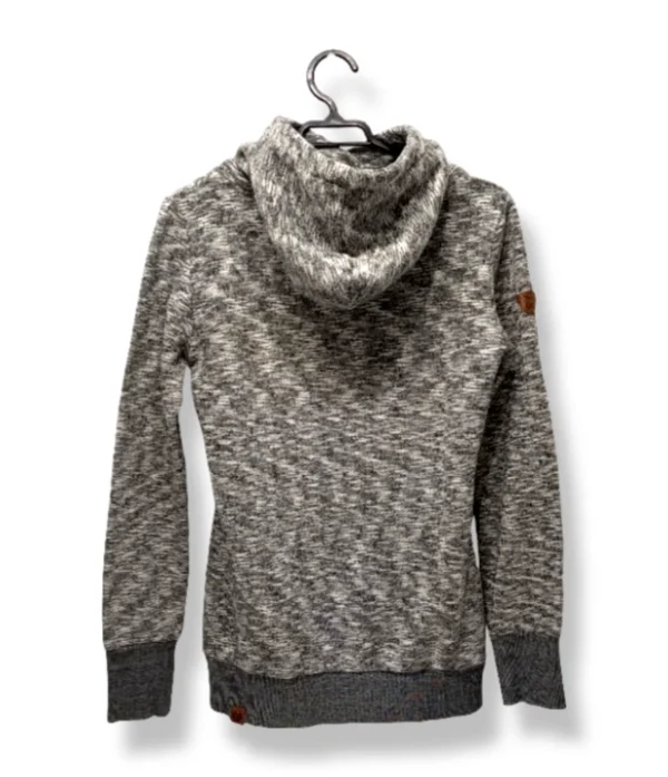 pixelcut-export-1751000191096 Polerón Gris Texturizado Mujer – Ragwear