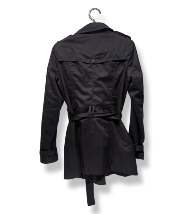 Trench Coat Negro Mujer – Stradivarius S/M
