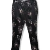 Pantalón Floral Negro – Lorenzo Di Pontti – Talla M