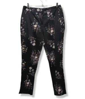 pixelcut-export-1751175786611 Pantalón Floral Negro – Lorenzo Di Pontti – Talla M