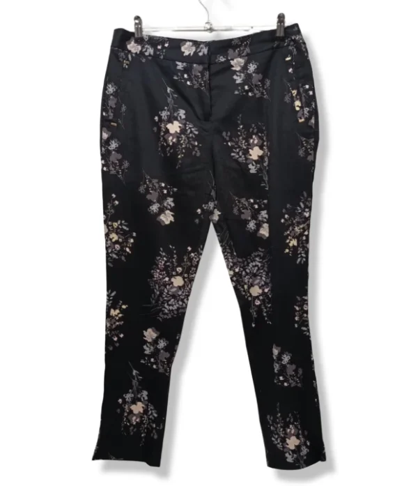 pixelcut-export-1751175786611 Pantalón Floral Negro – Lorenzo Di Pontti – Talla M
