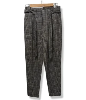 pixelcut-export-1751175881233 Pantalón Príncipe de Gales con Lazo – River Island – Talla S