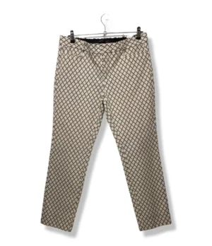 pixelcut-export-1751177537390 Pantalón Beige con Estampado Rombos – Banana Republic – Talla M