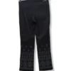 Pantalón Negro Bordado en Bajo – Guess – Talla XS