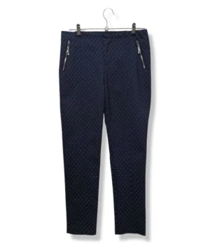pixelcut-export-1751180827194 Pantalón estampado azul oscuro Basement – Talla 40