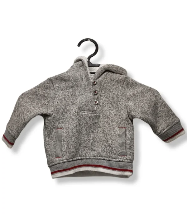 pixelcut-export-1751217779757 Polerón jaspeado con gorro – Talla 6-9 meses