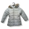 Parka acolchada celeste , talla 8 años