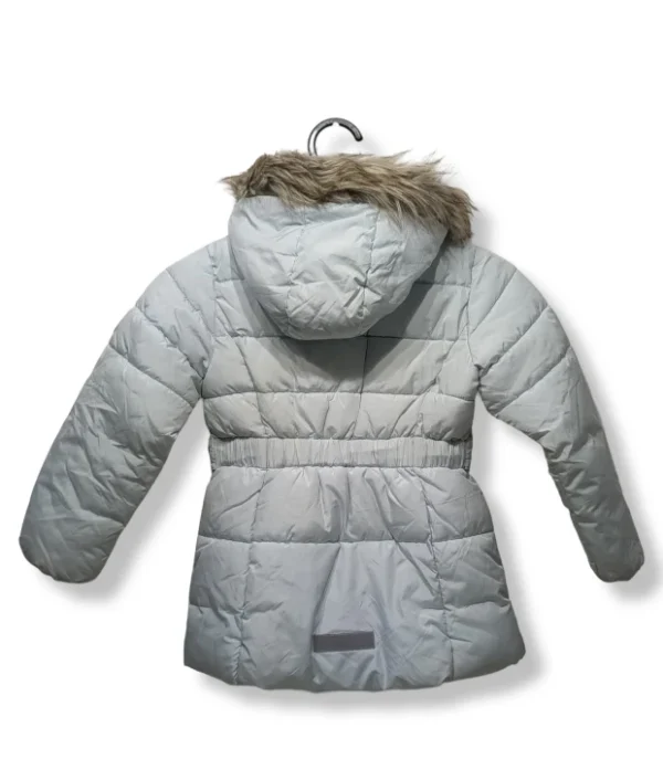 pixelcut-export-1751219475727 Parka acolchada celeste , talla 8 años