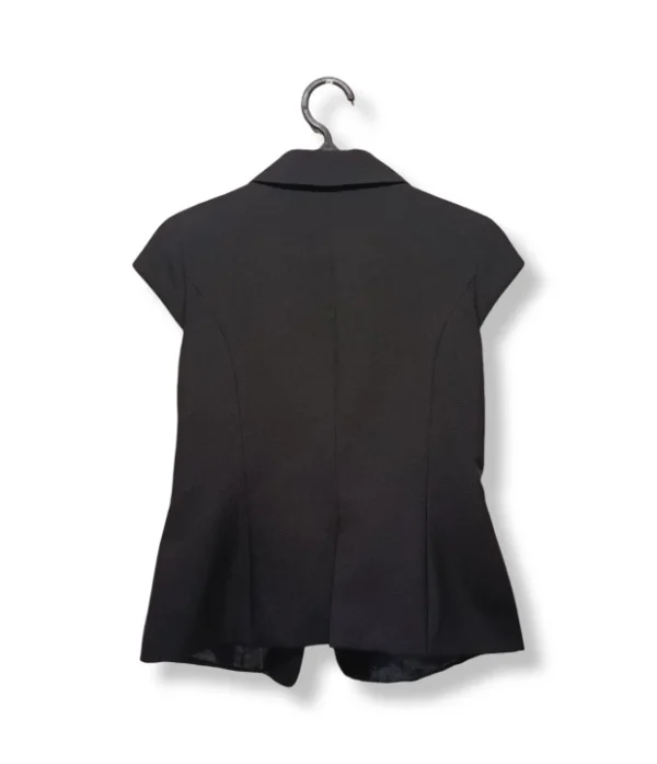 Blazer sin mangas Marquis negro –  Talla S