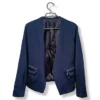 Blazer Studio F azul marino con cierres – Talla S