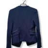 Blazer Studio F azul marino con cierres – Talla S