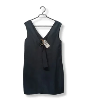 Vestido sin mangas con argolla / Talla S