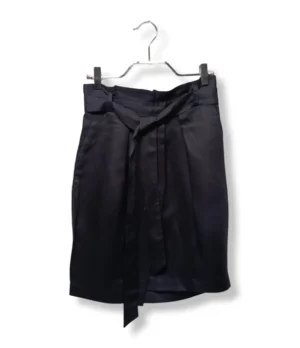 Falda Mujer Azul con Lazo – Elegancia Atemporal