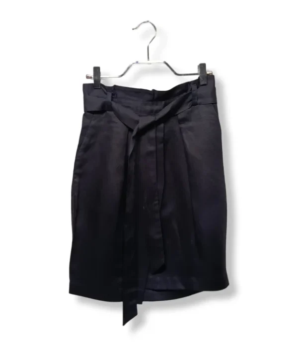 Falda Mujer Azul con Lazo – Elegancia Atemporal