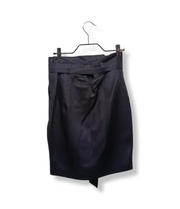 Falda Mujer Azul con Lazo – Elegancia Atemporal