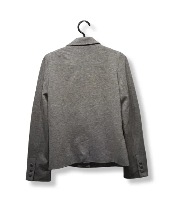 pixelcut-export-1751222813790 Blazer IO Mujer – Gris Jaspeado, Talla 38