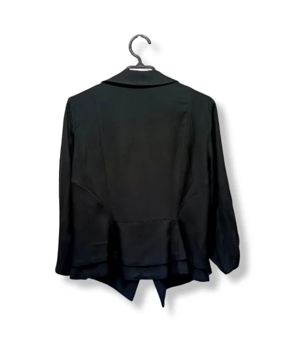 pixelcut-export-1751222910521 Tapado IO Mujer – Negro Drapeado , Talla 38