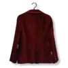Blazer Liola Mujer – Terciopelo Burdeo, Talla 38