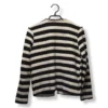 Chaqueta Sfera Estilo Chanel – Rayas Blanco y Negro, Talla 38