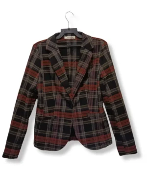 pixelcut-export-1751249779539 Blazer Privilege a cuadros Talla 38