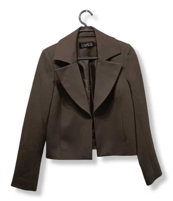 Blazer Mujer Liola – Café Oscuro, Talla 40
