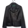 Chaqueta Negra Ma Griffe – Estilo Sofisticado con Actitud, Talla 40