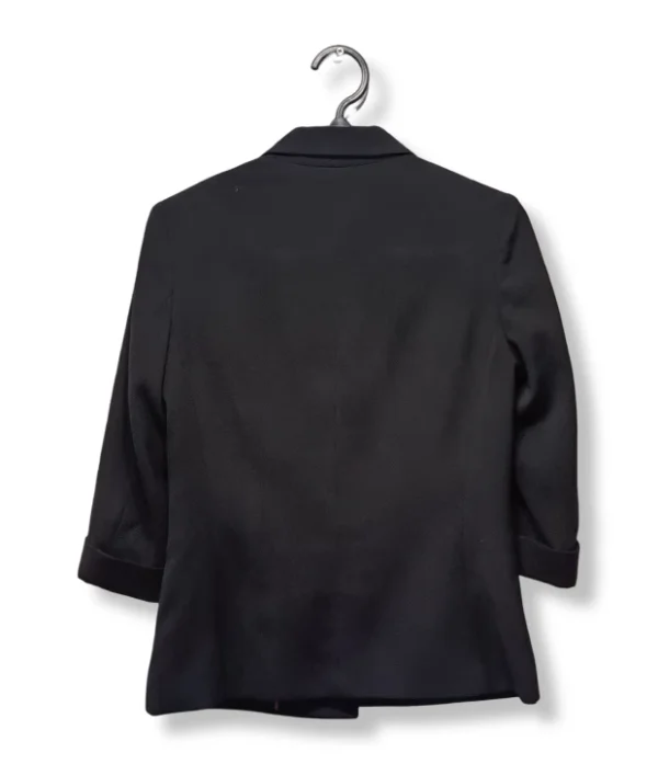 Blazer Negro IO con Mangas 3/4 –  Talla 36