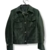 Chaqueta de Pana Verde Oscuro Liola – Elegancia Atemporal, Talla 38