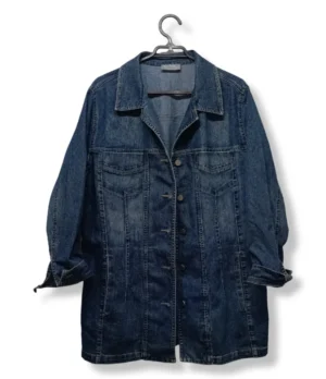 Chaqueta Larga Denim Ulla Popken – Estilo Oversized Plus Size, talla L