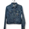 Chaqueta Denim Topshop – Clásica con Toque Gastado, talla S