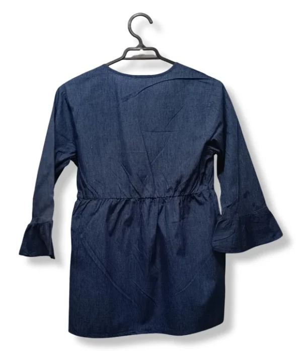 pixelcut-export-1751260132035 Blusón Denim Azul , Talla S/M