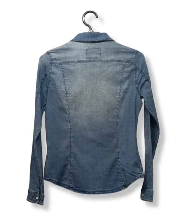 Camisa Denim Entallada H&M – Talla S