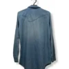 Camisa Larga Denim ONLY – Estilo Western Moderno Talla S