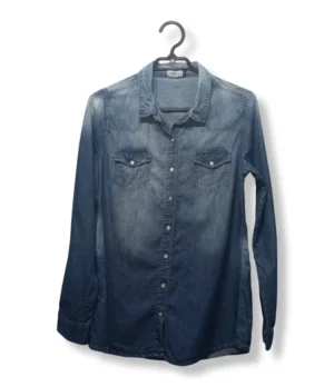 Camisa Denim Azul Lavado – Esprit, Talla 38