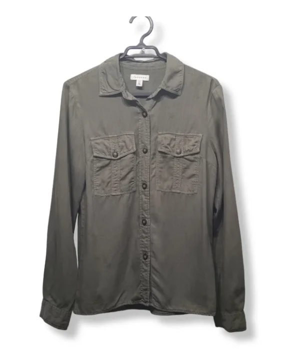 pixelcut-export-1751318553951 Camisa Verde Old Navy, Talla M