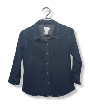 pixelcut-export-1751318732019 Camisa denim azul Calvin Klein Kids (Talla XL niños/)