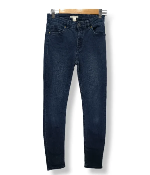 1000012431 (21) Jeans Skinny Azul Oscuro – H&M – Talla 36