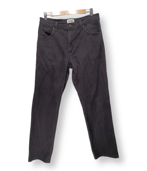 Jeans Wrangler Texas – Negro – Talla 34 – Usado