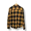 Camisa leñadora mostaza y negra Hollister