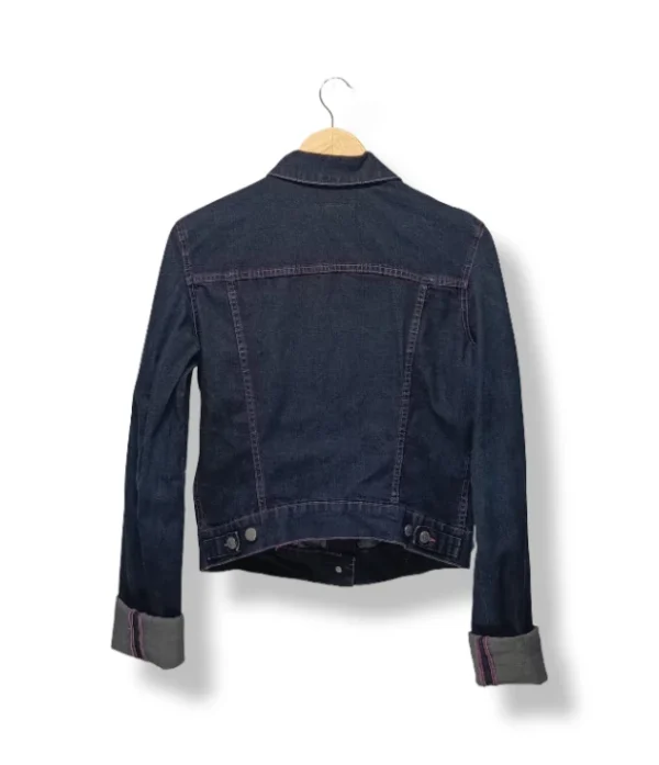 Chaqueta de mezclilla oscura Fiorucci, talla S/M