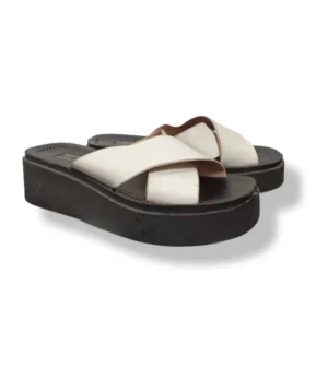 Sandalias  Steve Madden blancas, talla 34